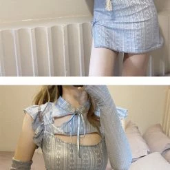 EverythingCuteClub Dress + Rompers Petit Girl Qipao Style Skinny Dress