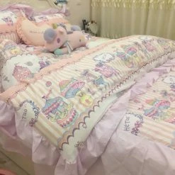 EverythingCuteClub Bed Linen / Bedding Sets Circus Bed Linen Bedding Bed Sets Duvet Cover Pillow Case Bed Sheet