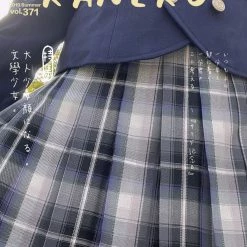 EverythingCuteClub Pre-order Devil Cat Plaid Pleated Skirt