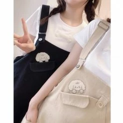 EverythingCuteClub Dress + Rompers Puppy Overall Jumpsuit Rompers