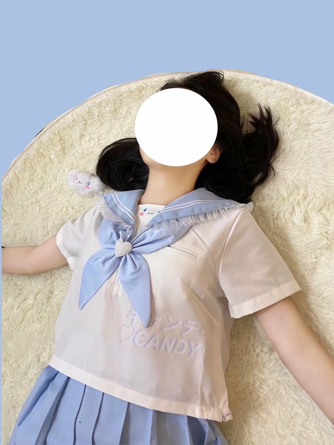 EverythingCuteClub Customized Cinnamoroll Style Jk Top Uniform 3 EverythingCuteClub Customized Cinnamoroll Style Jk Top Uniform