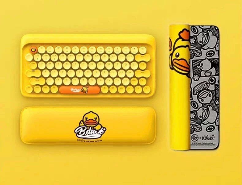 EverythingCuteClub B Duck Bluetooth Mechanical Keyboard Mouse Sets 3 EverythingCuteClub B Duck Bluetooth Mechanical Keyboard Mouse Sets