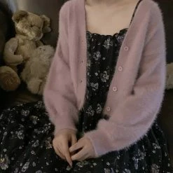 EverythingCuteClub Soft Colour Pastel Cardigan Jackets + Puffs+ Coats