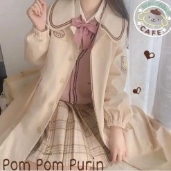 EverythingCuteClub Pre-order Sanrio Collaboration 2021SS Sanrio Character Pompom Purin Hellokitty Mymelody Cinnamoroll Trench Coat Jackets + Puffs+ Coats 26 EverythingCuteClub Pre-order Sanrio Collaboration 2021SS Sanrio Character Pompom Purin Hellokitty Mymelody Cinnamoroll Trench Coat Jackets + Puffs+ Coats