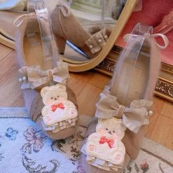EverythingCuteClub Little Bear Handmade Shoes