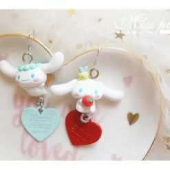 EverythingCuteClub Cinnamoroll Earring Ear Clip Set