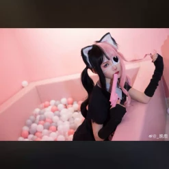 EverythingCuteClub Strawberry Muffins Black Pink Hair Wigs 10 EverythingCuteClub Strawberry Muffins Black Pink Hair Wigs