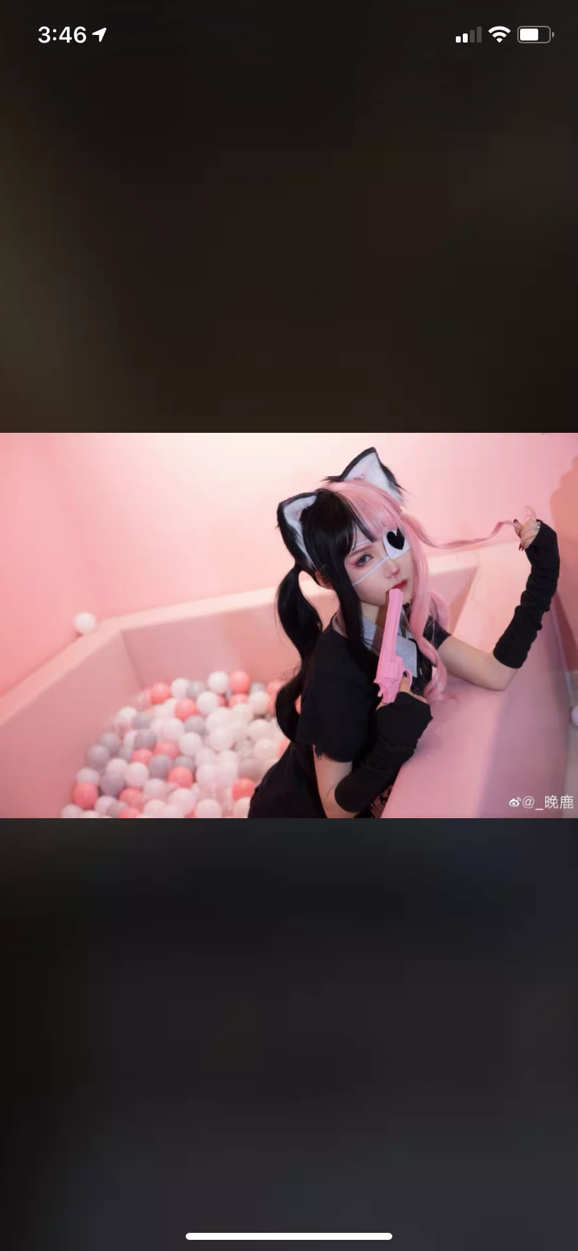 EverythingCuteClub Strawberry Muffins Black Pink Hair Wigs 6 EverythingCuteClub Strawberry Muffins Black Pink Hair Wigs