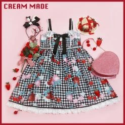 EverythingCuteClub Who Is The Cherry Girl Lolita JSK Dress Dress + Rompers
