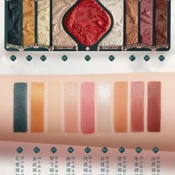 Florasis Peony Exquisitely Carved Flower Pattern Eyeshadow Palette