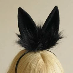EverythingCuteClub Alice In Wonder Land Handmade Rabbit Bunny Ears KC Cosplay Accessories