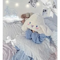 EverythingCuteClub Super Warm 2021 Fw Cinnamoroll Pyjamas Dress Lingerie + Panties + Sleepwear + Socks