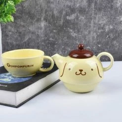 EverythingCuteClub Pom Pom Purin Tea Pot Room Decor