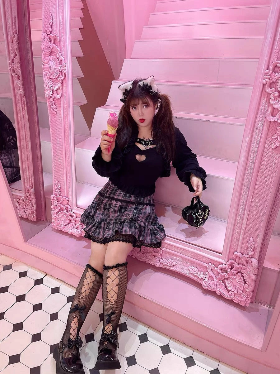 EverythingCuteClub Plus Size More Kawaii Leopard Cat Spicy Girl Set / Dress 5 EverythingCuteClub Plus Size More Kawaii Leopard Cat Spicy Girl Set / Dress