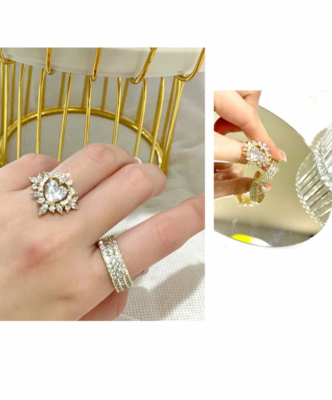 EverythingCuteClub Love Crown Crystal Rhinestone Ring Accessories 6 EverythingCuteClub Love Crown Crystal Rhinestone Ring Accessories