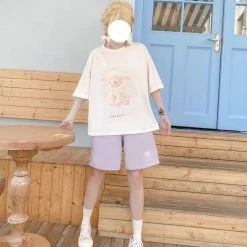 EverythingCuteClub Little Sheep Short Sleeve Summer T-shirt Top