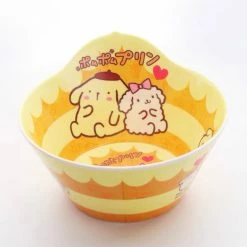 EverythingCuteClub Pom Pom Purin Cereal Bowl + Spoon Room Decor