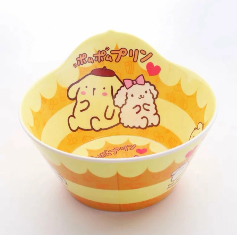 EverythingCuteClub Pom Pom Purin Cereal Bowl + Spoon Room Decor 3 EverythingCuteClub Pom Pom Purin Cereal Bowl + Spoon Room Decor