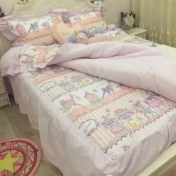 EverythingCuteClub Bed Linen / Bedding Sets Circus Bed Linen Bedding Bed Sets Duvet Cover Pillow Case Bed Sheet