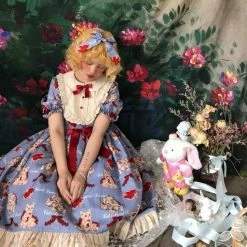 EverythingCuteClub Wish Cat Casual Lolita Dress
