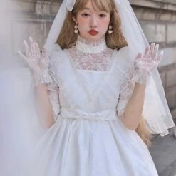 EverythingCuteClub To Tell You Lace Lolita Dress JSK / Lace Shirt 30 EverythingCuteClub To Tell You Lace Lolita Dress JSK / Lace Shirt