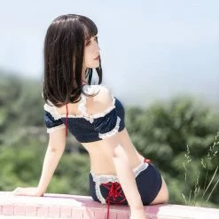 EverythingCuteClub Navy Red Top+bottom Swimsuit Lingerie + Panties + Sleepwear + Socks 10 EverythingCuteClub Navy Red Top+bottom Swimsuit Lingerie + Panties + Sleepwear + Socks