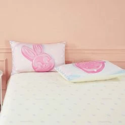 EverythingCuteClub Rabbit Strawberry Girly Room Bedding Set Cotton Bed Linen Bed Linen / Bedding Sets 15 EverythingCuteClub Rabbit Strawberry Girly Room Bedding Set Cotton Bed Linen Bed Linen / Bedding Sets