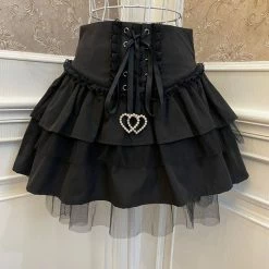 Meiniu Black+pink Halter Top / Tutu Skirt