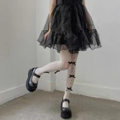 EverythingCuteClub Lingerie + Panties + Sleepwear + Socks White Pantyhose With Black Bowknot Buy 2 Get 1 Free 8 EverythingCuteClub Lingerie + Panties + Sleepwear + Socks White Pantyhose With Black Bowknot Buy 2 Get 1 Free