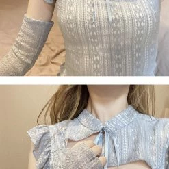 EverythingCuteClub Dress + Rompers Petit Girl Qipao Style Skinny Dress