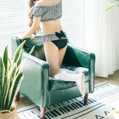 EverythingCuteClub Maid Style Bikinis Swimwear 2 Ways Of Wearing