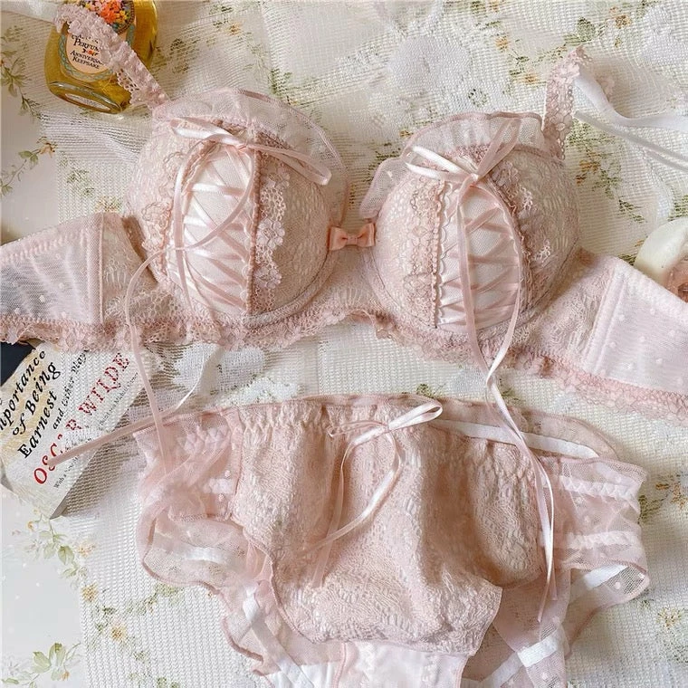 EverythingCuteClub Lingerie + Panties + Sleepwear + Socks The Ballet Of Lolita Bralette Lingerie Set 3 EverythingCuteClub Lingerie + Panties + Sleepwear + Socks The Ballet Of Lolita Bralette Lingerie Set