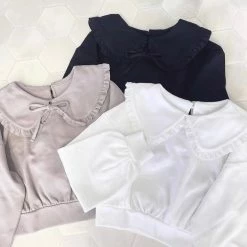 EverythingCuteClub Ruffle Collar Puff Sleeve Tops 7 EverythingCuteClub Ruffle Collar Puff Sleeve Tops