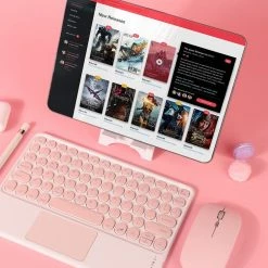 EverythingCuteClub Easy Lite Bluetooth Keyboard With Touch Pad Keyboard+Headphones +Mouses 11 EverythingCuteClub Easy Lite Bluetooth Keyboard With Touch Pad Keyboard+Headphones +Mouses