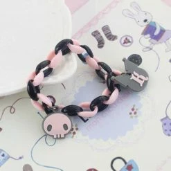 EverythingCuteClub Lingerie + Panties + Sleepwear + Socks Kuromi Handmade Necklace /Bracelet