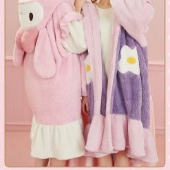 EverythingCuteClub Lingerie + Panties + Sleepwear + Socks My Melody Super Super Warm Pyjamas Dress