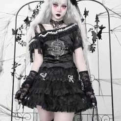 EverythingCuteClub Wish The Dark Off Shoulder Velvet Top 11 EverythingCuteClub Wish The Dark Off Shoulder Velvet Top