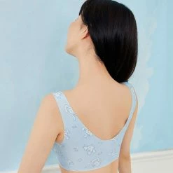 EverythingCuteClub Lingerie + Panties + Sleepwear + Socks Cinnamoroll Bralette Soft Blue Girly