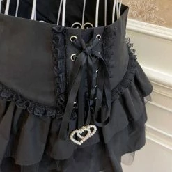 Meiniu Black+pink Halter Top / Tutu Skirt