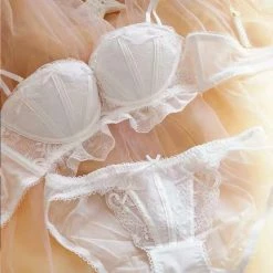 EverythingCuteClub Romance Bride Style Japan Bra Set (1 Bra+1 Panties) Lingerie + Panties + Sleepwear + Socks