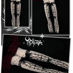 EverythingCuteClub Lingerie + Panties + Sleepwear + Socks The Song Of Floral Wedding Pantyhose Stocking