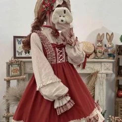 EverythingCuteClub Dress + Rompers Berry Girl Lolita One Piece Op Dress 10 EverythingCuteClub Dress + Rompers Berry Girl Lolita One Piece Op Dress