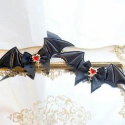 EverythingCuteClub Demon Wings Hair Pin One Pair
