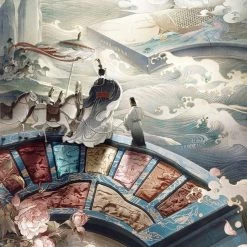 Florasis X Heaven Gaya Luoshenfu Eyeshadow Palette Peony Exquisitely Carved Flower Pattern Makeup Palette