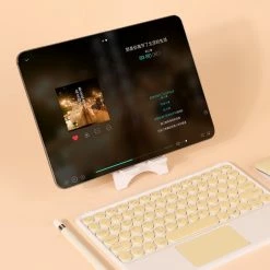 EverythingCuteClub Easy Lite Bluetooth Keyboard With Touch Pad Keyboard+Headphones +Mouses