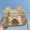 EverythingCuteClub Milk Tea Bear Crossbody Bag Accessories