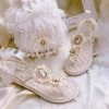 EverythingCuteClub Angel Flat Sandals Handmade Shoes