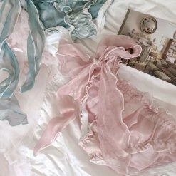 EverythingCuteClub Shining Ribbon Girly Panties Underwear