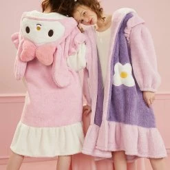 EverythingCuteClub Lingerie + Panties + Sleepwear + Socks My Melody Super Super Warm Pyjamas Dress