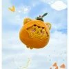 EverythingCuteClub Tangerine Cat Plushies Bag (you Can Change Its Clothes)